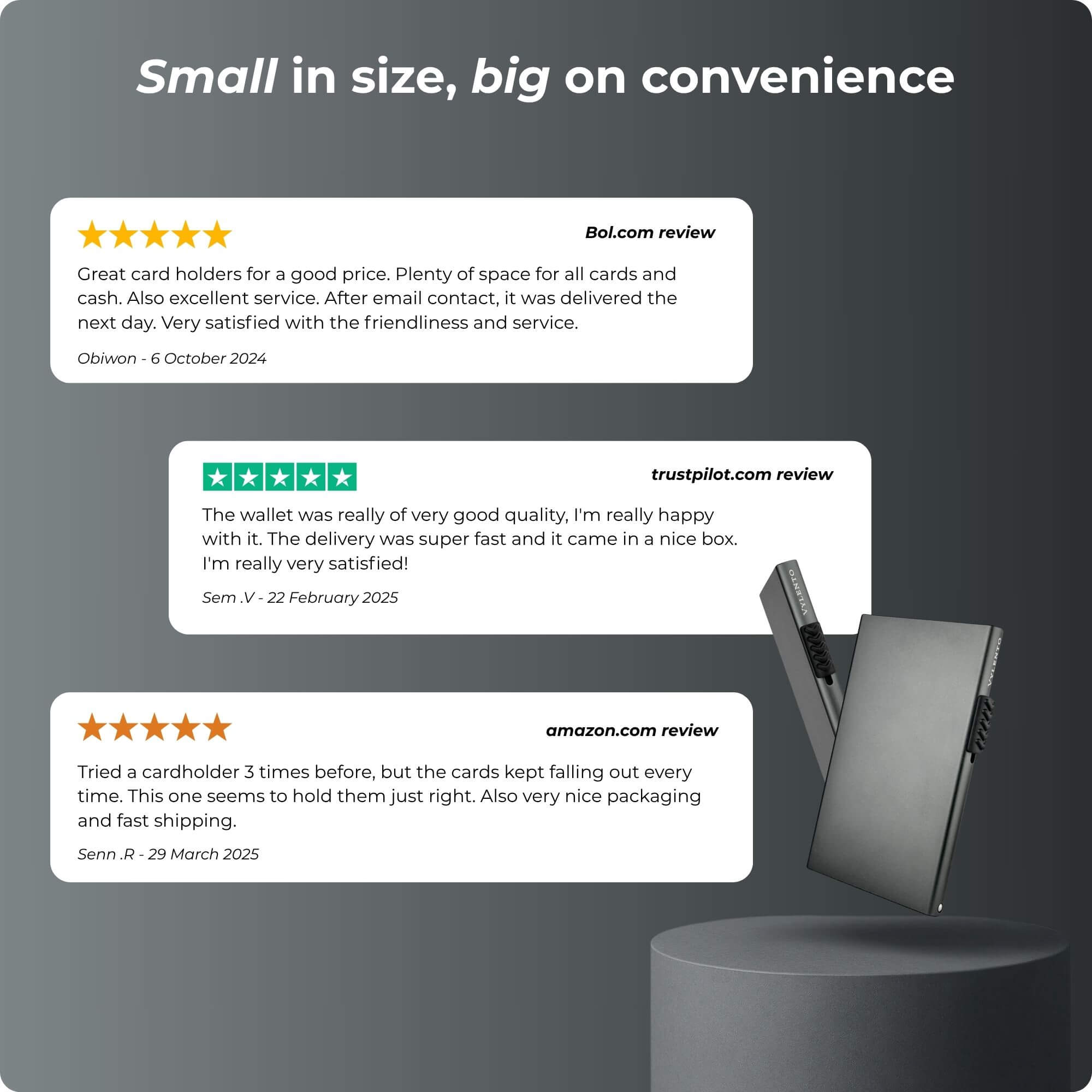 Explore Card Holder Titanium Gray