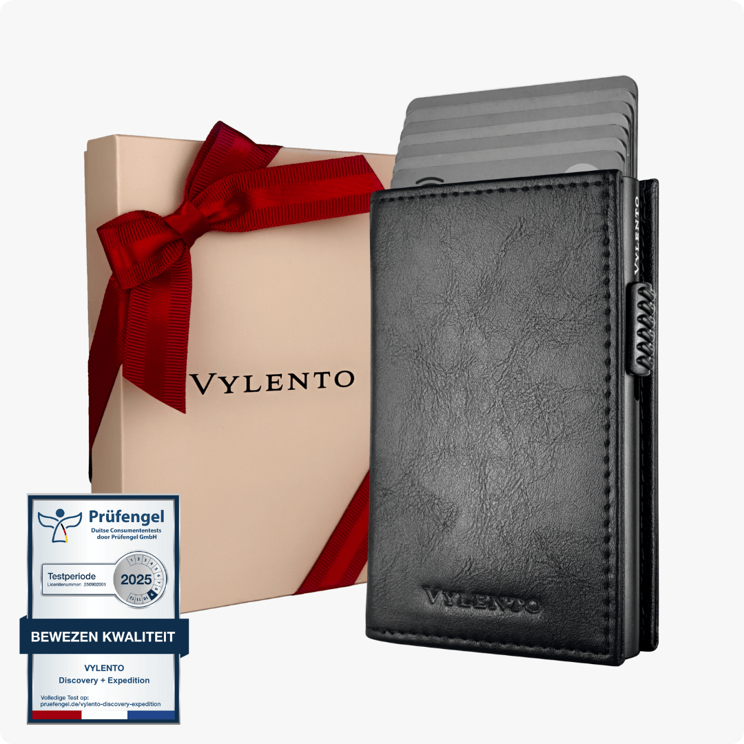 Discovery Pasjeshouder Mat Zwart - Zonder Muntvak