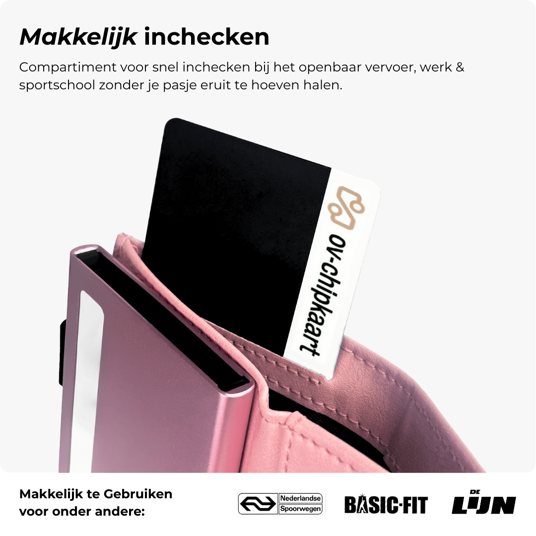 Discovery Pasjeshouder Lichtroze