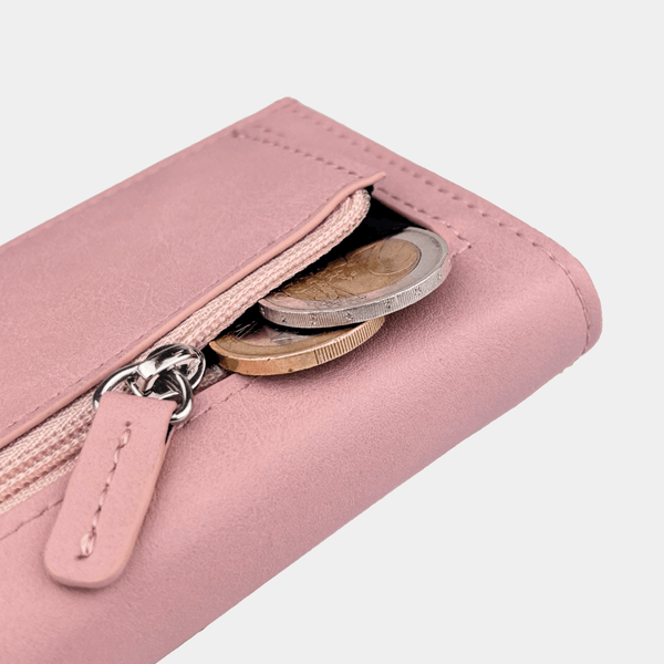 Reißverschlussfach für Münzen